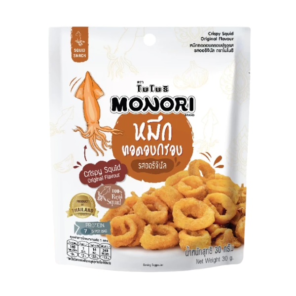 Crispy fried squid, original flavor 30g