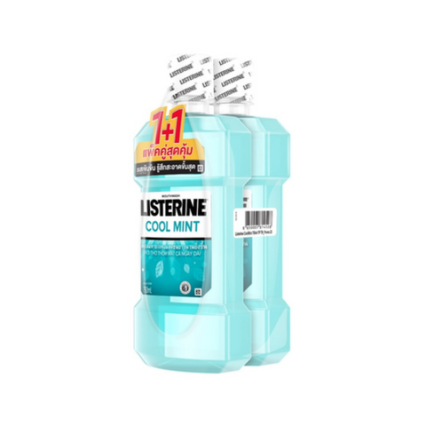 Cool Mint mouthwash 750ml twin pack