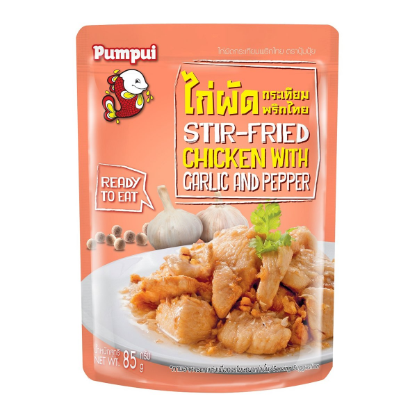 Garlic and pepper stir-fried chicken 85g