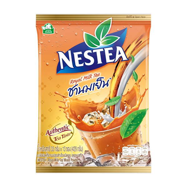 Instant powdered Thai iced milk tea 33g ( Pack of 13 )