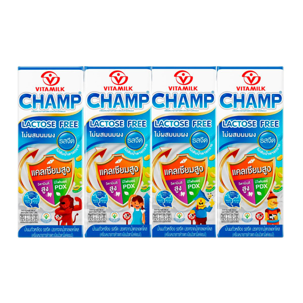 UHT Soy Milk, Lactose-Free Formula, Original Flavor 180ml (4 Pack)