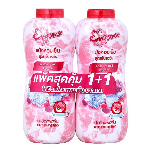 แป้งหอมเย็น สูตรเย็นสดชื่น 280g ( แพ็ค 2 )