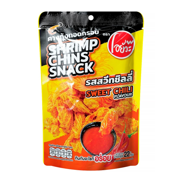 Crispy fried shrimp heads, sweet chili flavor 72g