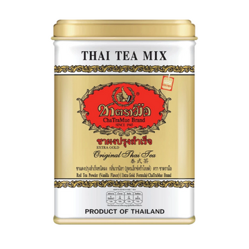 ชาไทย สูตรเอ็กซ์ตร้าโกลด์ กระป๋องซองเยื่อ 125g
