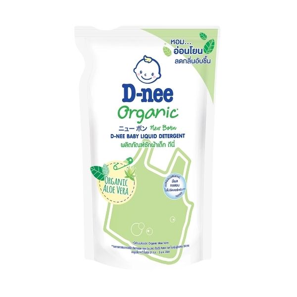 Baby laundry detergent, Organic Aloe Vera scent, refill pouch 530ml