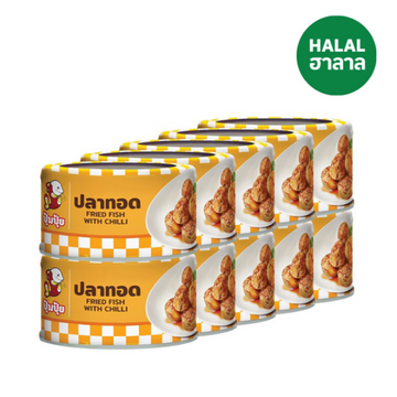 ปลาทอดรสเผ็ด 90g แพ็ค10