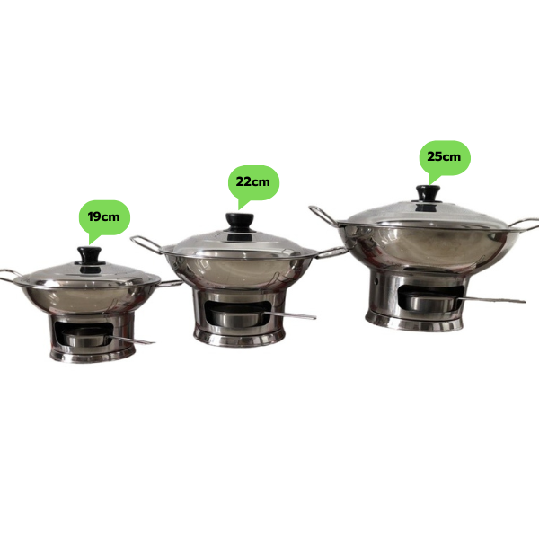 Hot pot without chimney 25cm