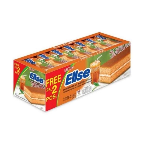 Milk tea-flavored layer cake with cream filling 15g ( 24 sachets )