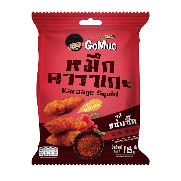 Karaage Squid, Zesty Spicy Flavor 18g