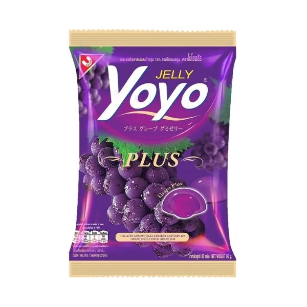 Grape Plus-Flavored Jelly 80g