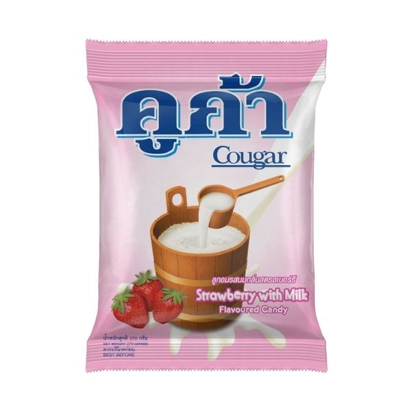 Strawberry milk-flavored candy 270g