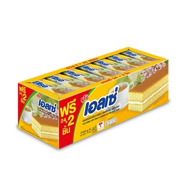 Vanilla-flavored layer cake with cream filling 15g ( 24 sachets )