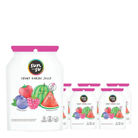 Watermelon & Mixed Berry Jelly 96g (Pack of 6)