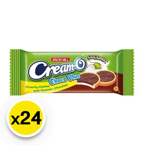 Cookies topped with coconut and chocolate 13g ( Pack of 24 )