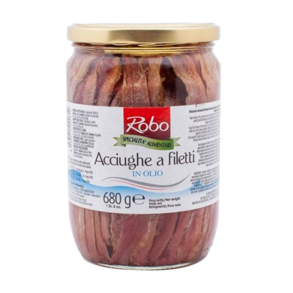 Anchovies in oil 680g