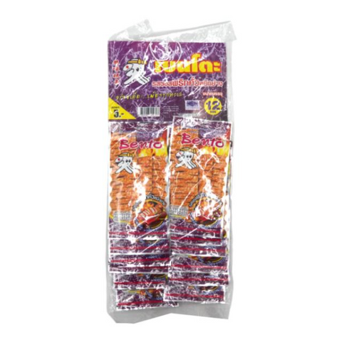 Roasted squid, roasted chili sauce and grilled squid flavor 4g ( Pack 12 )