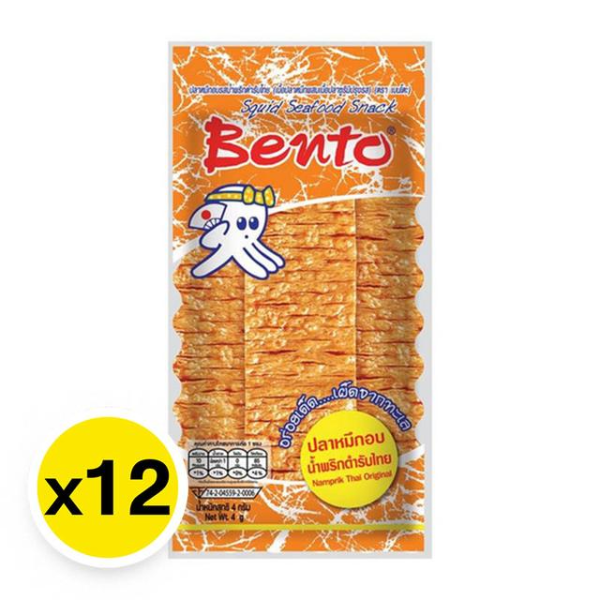 Roasted squid with Thai-style chili paste 4g ( Pack 12 )