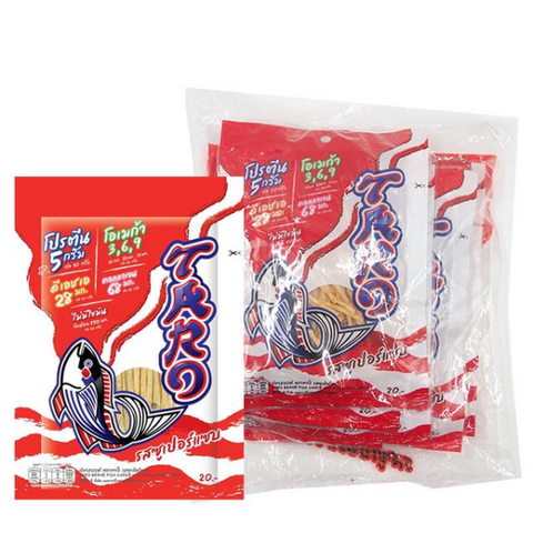 Sawan fish snack, super spicy flavor, 20g ( Pack of 6 )