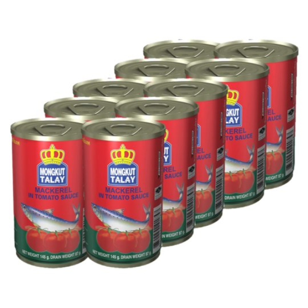แมคเคอเรลในซอสมะเขือเทศ 145g แพ็ค 10