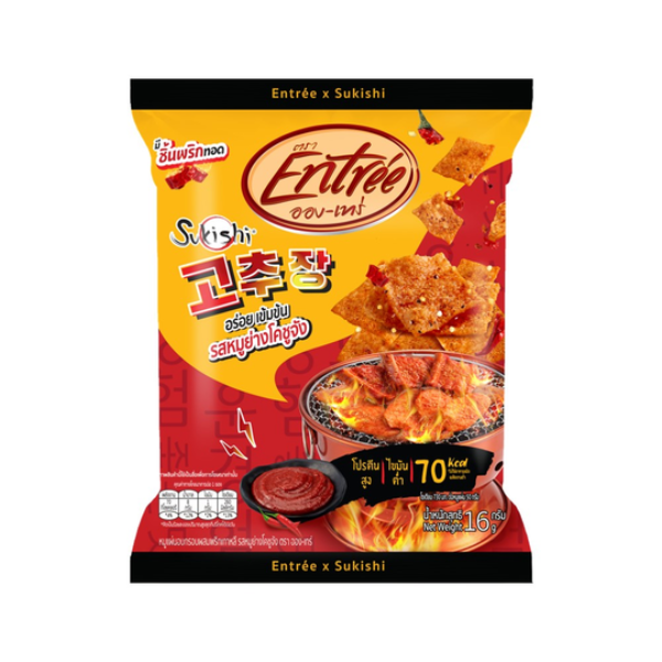 แผ่นอบรสหมูย่างโคชูจัง 16g