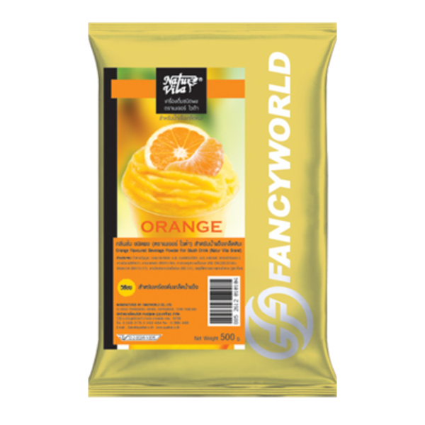 Orange-flavored powdered fruit drink 500g