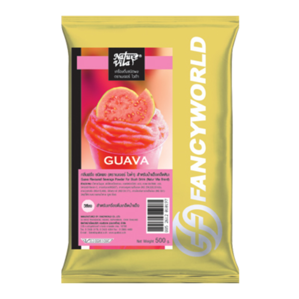 Pink guava-flavored powdered fruit drink 500g