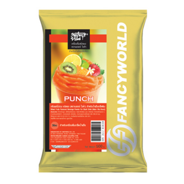 เครื่องดื่มน้ำผลไม้ชนิดผง กลิ่นพั้นซ์ 500g