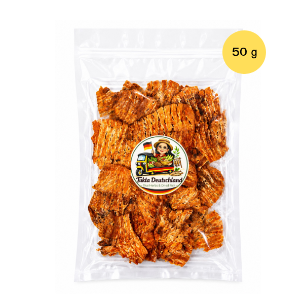 Shredded squid, spicy flavor, 50g