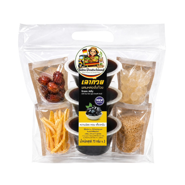 Grass Jelly with Toppings Set 377g