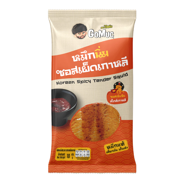 Soft-Baked Squid with Korean Spicy Sauce Flavor 10g