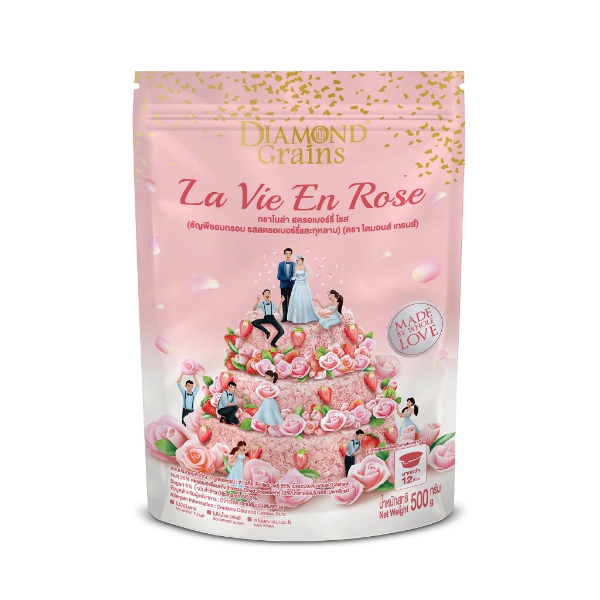 Strawberry Rose Granola 500g